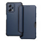 XIAOMI Redmi Note 12 5G Wallet Cases Razor Book Carbon Fibre, Carbon pattern  Blue