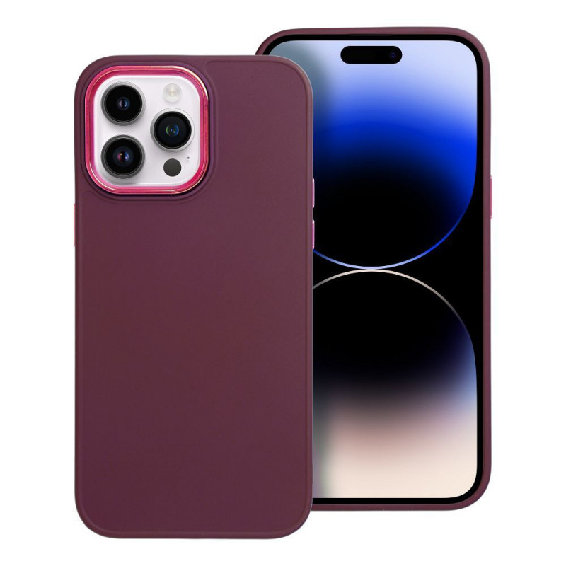 Apple iPhone 14 Pro Max Case FRAME Elegant  Purple