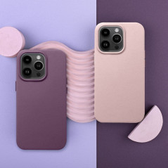 Apple iPhone 11 Case Leather Mag Cover Elegant  MagSAFE  Sand pink