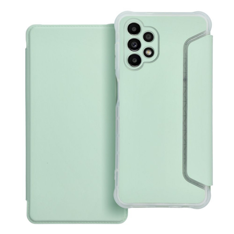 Samsung Galaxy A13 LTE Wallet Cases Piano Book Light green