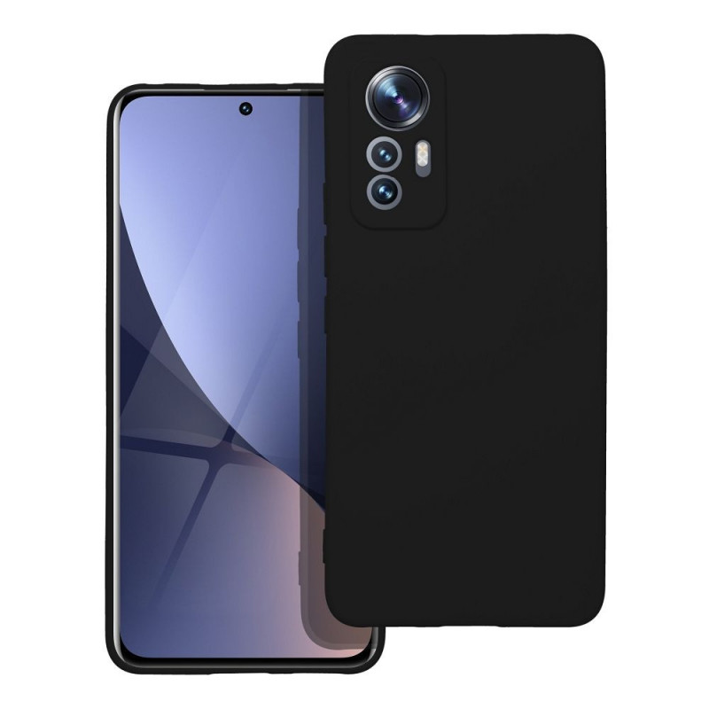 XIAOMI 12 Lite Case Silicone Elegant  Black