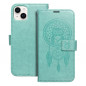 Apple iPhone 14 Plus Wallet Cases MEZZO Book Dreamcatcher  Green