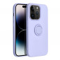 Apple iPhone 14 Pro Case Silicone ring Violet