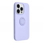 Apple iPhone 14 Pro Case Silicone ring Violet