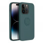 Apple iPhone 14 Pro Case Silicone ring Green