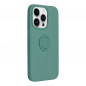 Apple iPhone 14 Pro Case Silicone ring Green