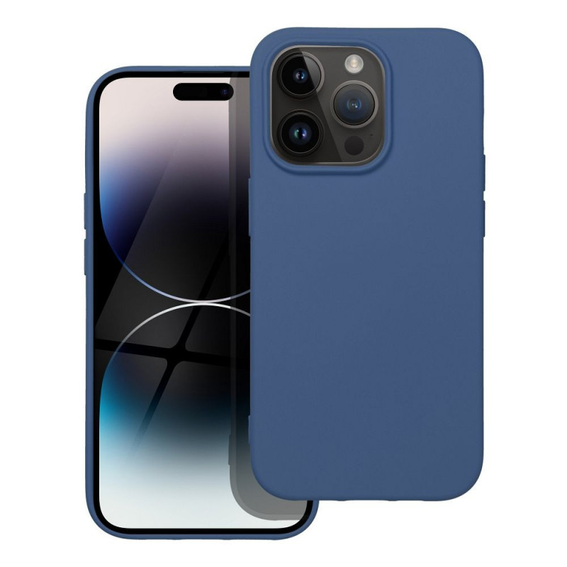 Apple iPhone 14 Pro Case Silicone Elegant  Blue