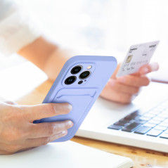 Samsung Galaxy A04s Case Card Violet