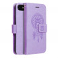 Apple iPhone SE 2022 5G Wallet Cases MEZZO Book Dreamcatcher  Purple