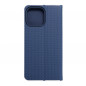 Apple iPhone 14 Pro Max Wallet Cases LUNA Book Carbon Carbon Fibre, Elegant  Blue