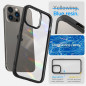Apple iPhone 14 Pro Max Case Spigen Ultra Hybrid Crystal clear  Matte black