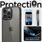 Apple iPhone 14 Pro Max Case Spigen Ultra Hybrid Crystal clear  Matte black
