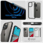 Apple iPhone 14 Pro Max Case Spigen Ultra Hybrid Crystal clear  Matte black