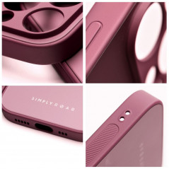 Apple iPhone XS Case Roar Matte Glass Stylish  Claret