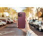 Apple iPhone XS Case Roar Matte Glass Stylish  Claret