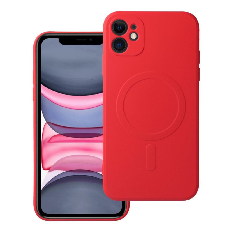 Apple iPhone 11 Case Silicone Mag Cover MagSAFE  Red