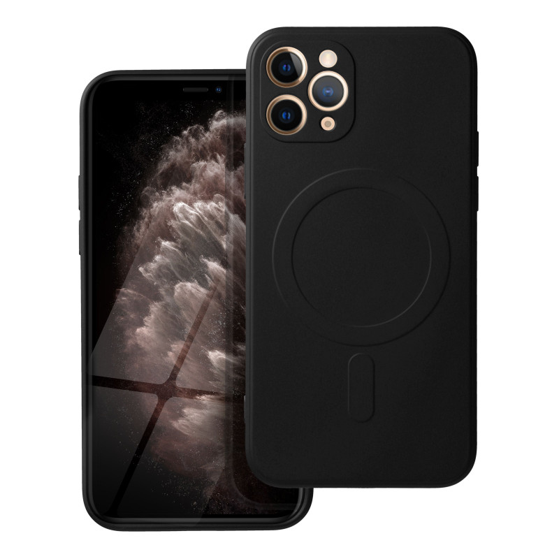 Apple iPhone 11 Pro Case Silicone Mag Cover MagSAFE  Black