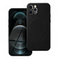 Apple iPhone 12 Pro Case Silicone Mag Cover MagSAFE  Black