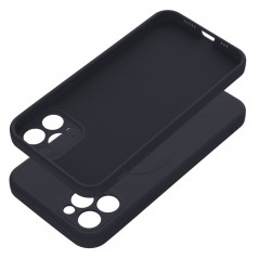 Apple iPhone 12 Pro Case Silicone Mag Cover MagSAFE  Black