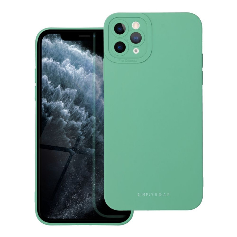 Apple iPhone 11 Pro Max Case Roar Luna Monochrome, Stylish, An aesthetic accessory  Green
