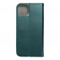 Apple iPhone 14 Plus Wallet Cases Smart Magneto book Dark green