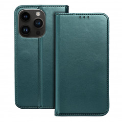 Apple iPhone 14 Pro Max Wallet Cases Smart Magneto book Dark green