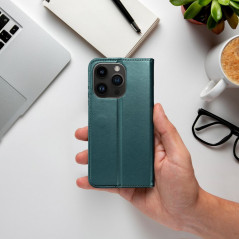 Apple iPhone 14 Pro Max Wallet Cases Smart Magneto book Dark green