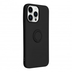 Apple iPhone 14 Pro Max Case Silicone ring Black