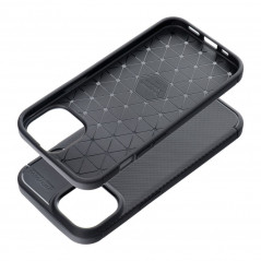 Apple iPhone 15 Case Carbon premium Elegant  Black