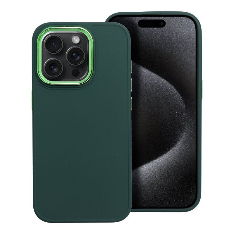 Apple iPhone 15 Pro Case FRAME Elegant  Green