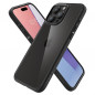 Apple iPhone 15 Pro Max Case Spigen Ultra Hybrid Crystal clear  Matte black