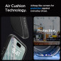 Apple iPhone 15 Pro Max Case Spigen Ultra Hybrid Crystal clear  Matte black