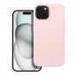 Apple iPhone 15 Case Leather Mag Cover Elegant  MagSAFE  Sand pink