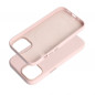 Apple iPhone 15 Case Leather Mag Cover Elegant  MagSAFE  Sand pink