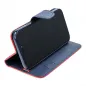 Apple iPhone 15 Plus Wallet Cases Fancy Book Red / Navy