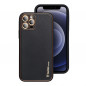 Apple iPhone 15 Plus Case Leather Black