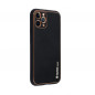 Apple iPhone 15 Plus Case Leather Black