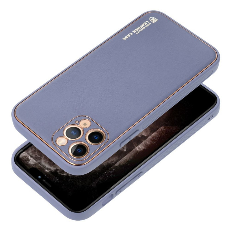 Apple iPhone 15 Plus Case Leather Blue