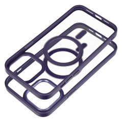 Apple iPhone 13 Pro Max Case Color Edge Mag MagSAFE  Deep purple