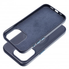Apple iPhone 15 Pro Case Roar Leather Mag Elegant  MagSAFE  Navy