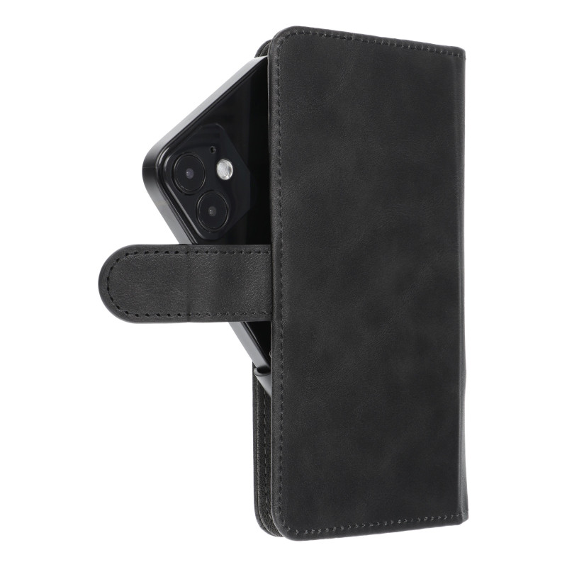 Samsung Galaxy S21 5G Univerzálne puzdro, Wallet Cases COMMON book Elegant, Soft lining inside  Black