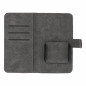 Samsung Galaxy S21 5G Univerzálne puzdro, Wallet Cases COMMON book Elegant, Soft lining inside  Black