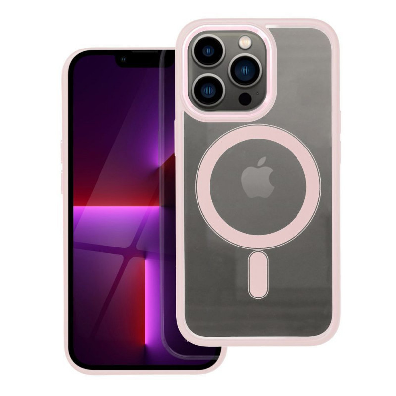 Apple iPhone 13 Pro Case Color Edge Mag MagSAFE  Pink