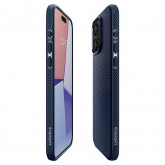 Apple iPhone 15 Pro Max Case Spigen  Liquid Air Navy blue