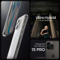 Apple iPhone 15 Pro Case Spigen Ultra Hybrid Crystal clear  Transparent