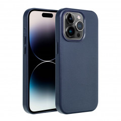 Apple iPhone 15 Plus Case Leather Mag Cover Elegant  MagSAFE  Indigo blue