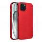Apple iPhone 15 Plus Case Leather Mag Cover Elegant  MagSAFE  Red