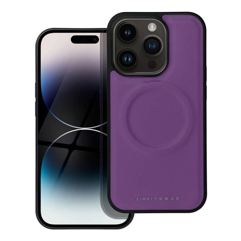 Apple iPhone 14 Pro Case Roar Mag Morning Elegant  MagSAFE  Purple