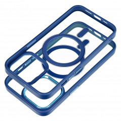 Apple iPhone 13 Pro Case Color Edge Mag MagSAFE  Navy blue