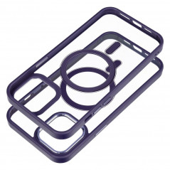 Apple iPhone 12 Pro Max Case Color Edge Mag MagSAFE  Deep purple